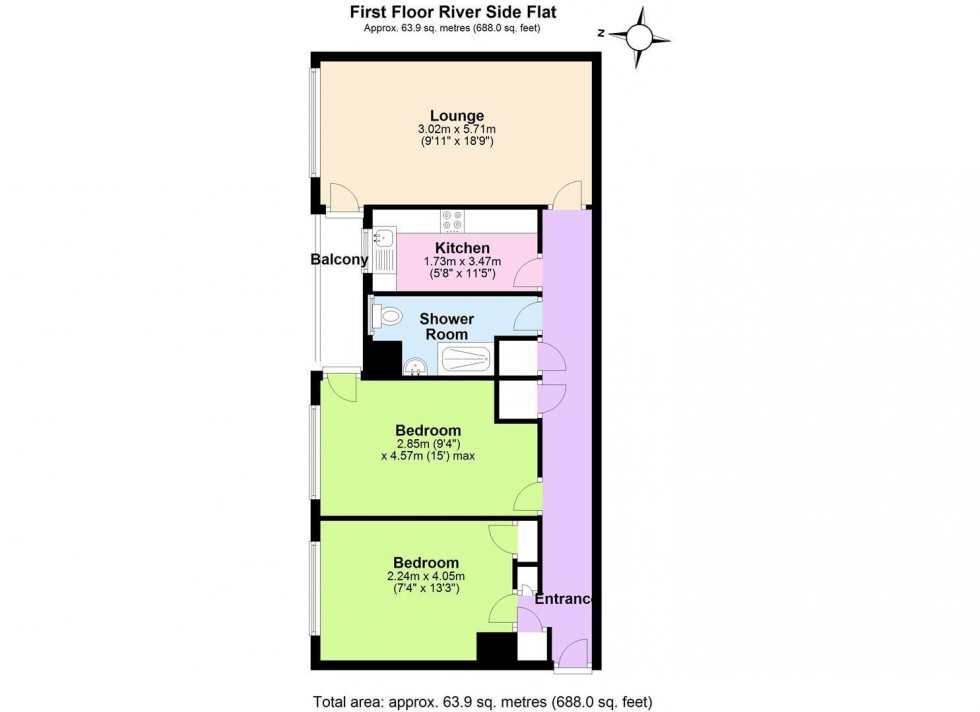 Floorplan for Wilford Lane, West Bridgford, Nottingham
