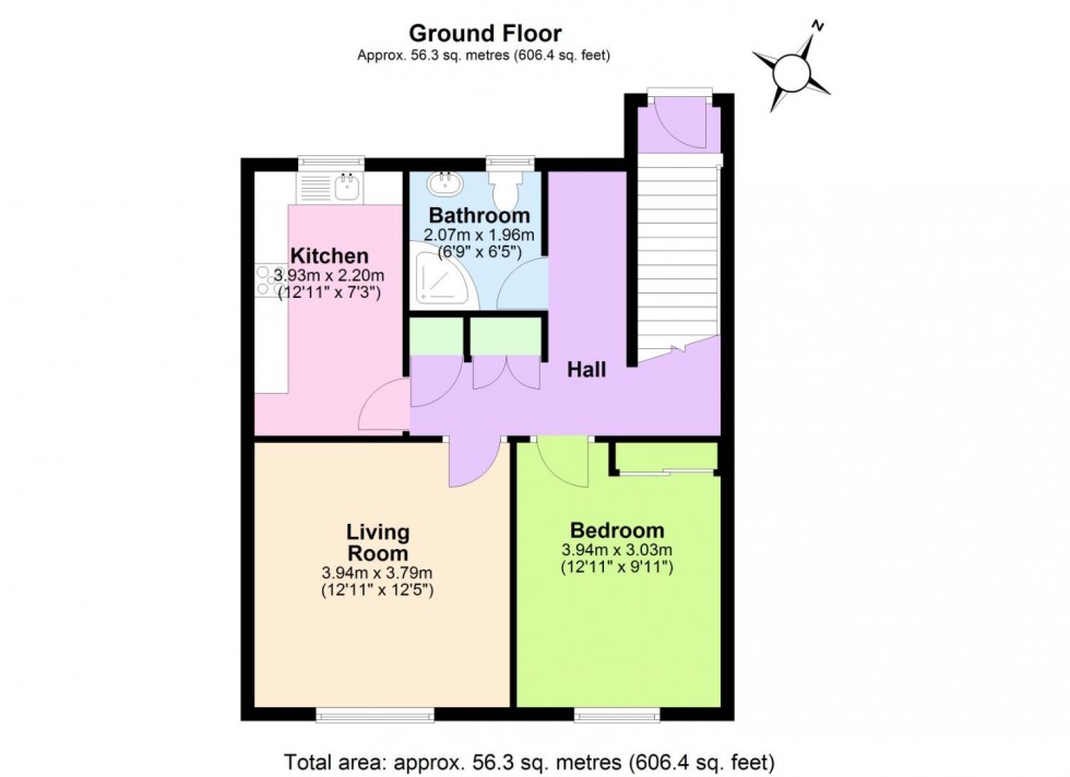Floorplan for Main Road, Radcliffe-On-Trent, Nottingham