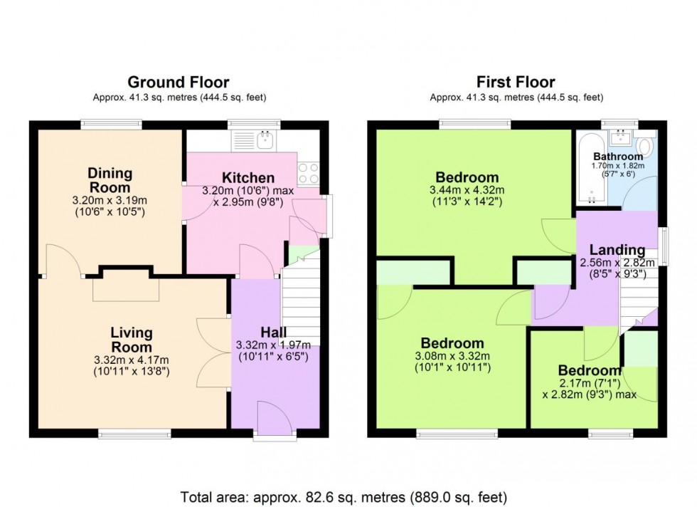 Floorplan for Farnborough Road, Nottingham