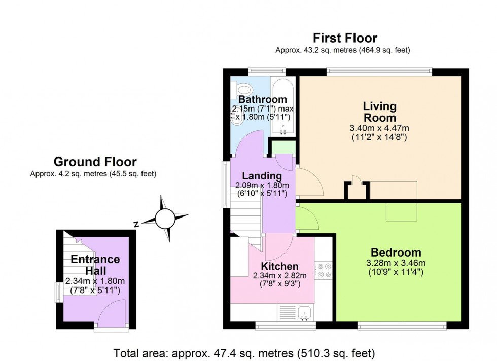 Floorplan for 12 Milo Crescent, Fazeley, Tamworth