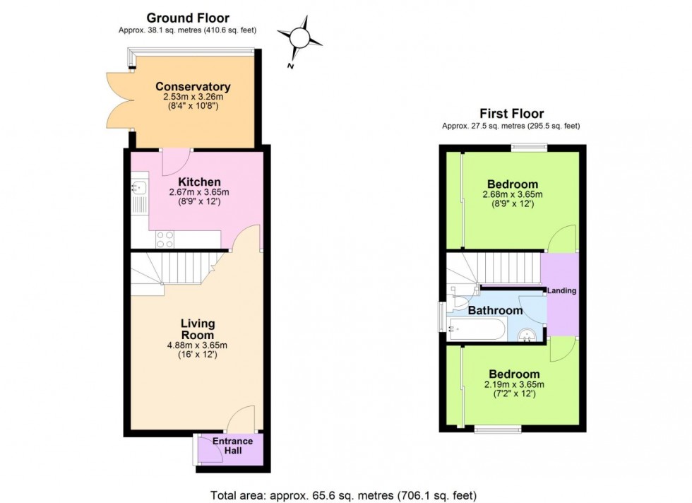 Floorplan for Broadleigh Close, West Bridgford, Nottingham