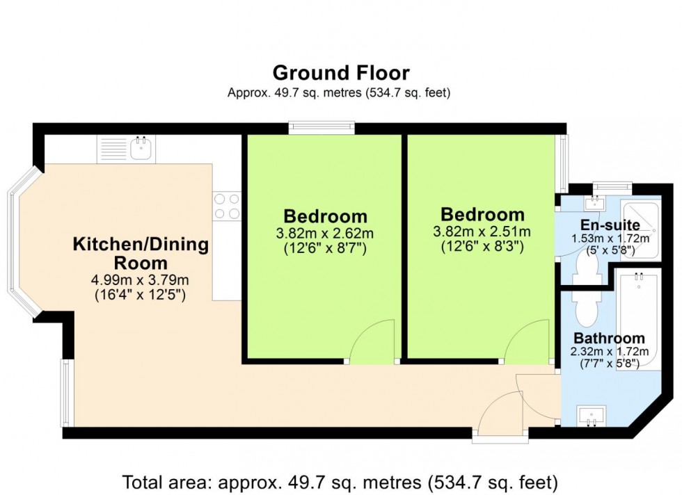 Floorplan for Radcliffe Road, West Bridgford, Nottingham