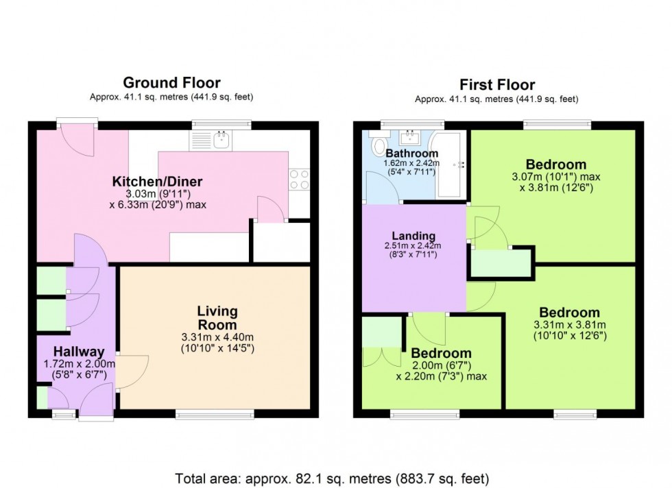 Floorplan for Lingford, Cotgrave