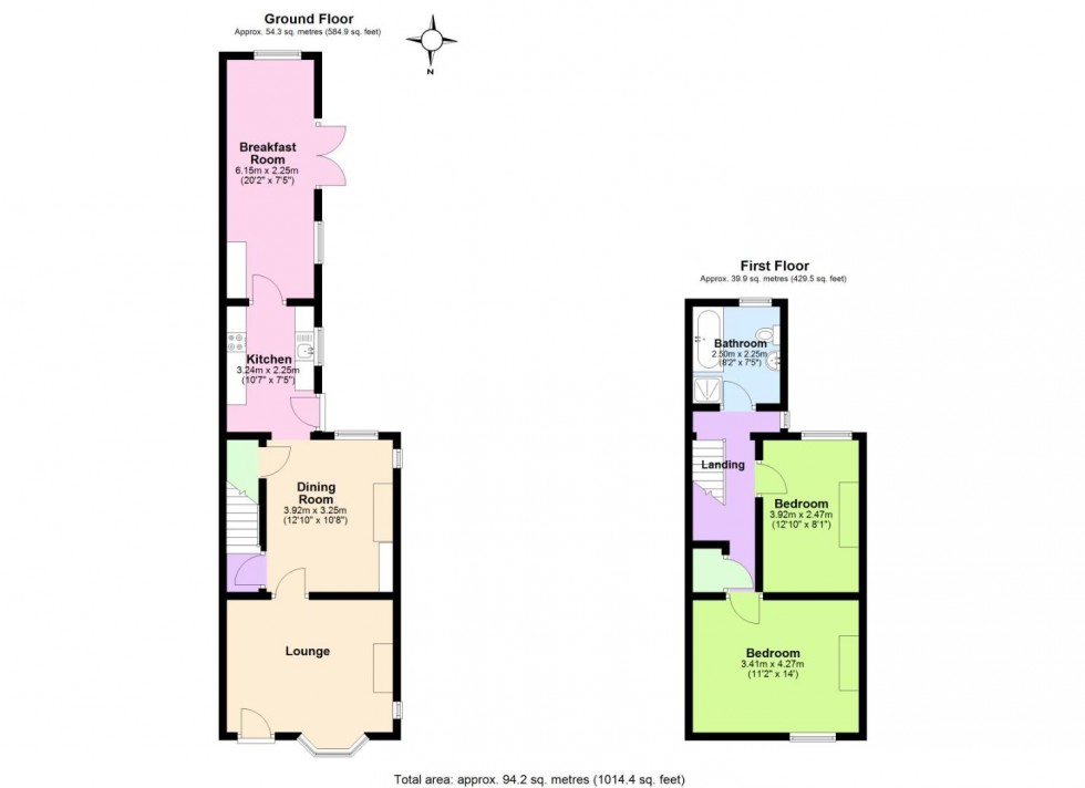 Floorplan for Princess Street, Castle Gresley, Swadlincote