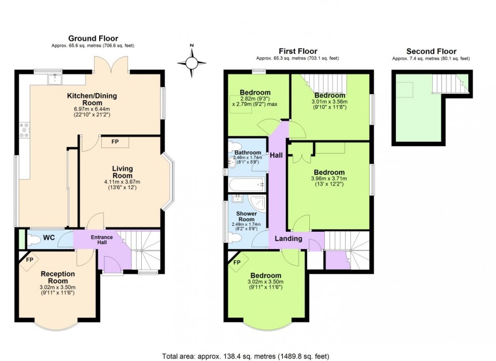 Floorplan for Abingdon Road, West Bridgford, Nottingham
