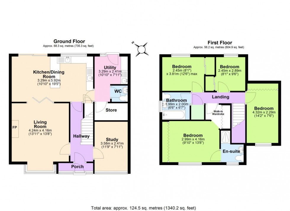 Floorplan for Little Hayes, West Bridgford, Nottingham