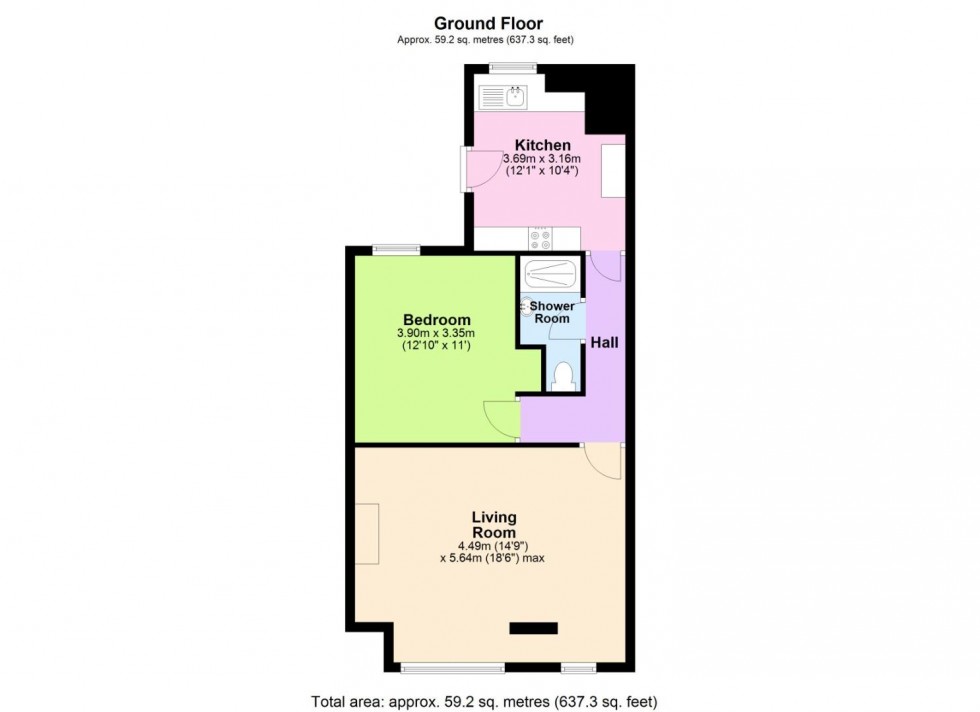 Floorplan for Trent Boulevard, West Bridgford, Nottingham