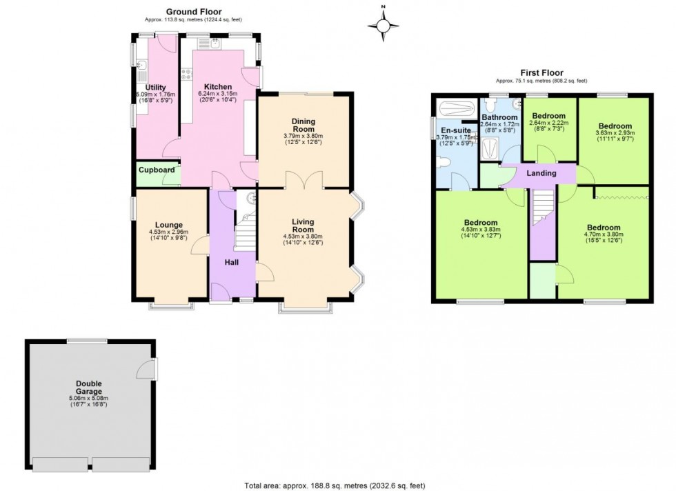 Floorplan for Selby Lane, Keyworth, Nottingham