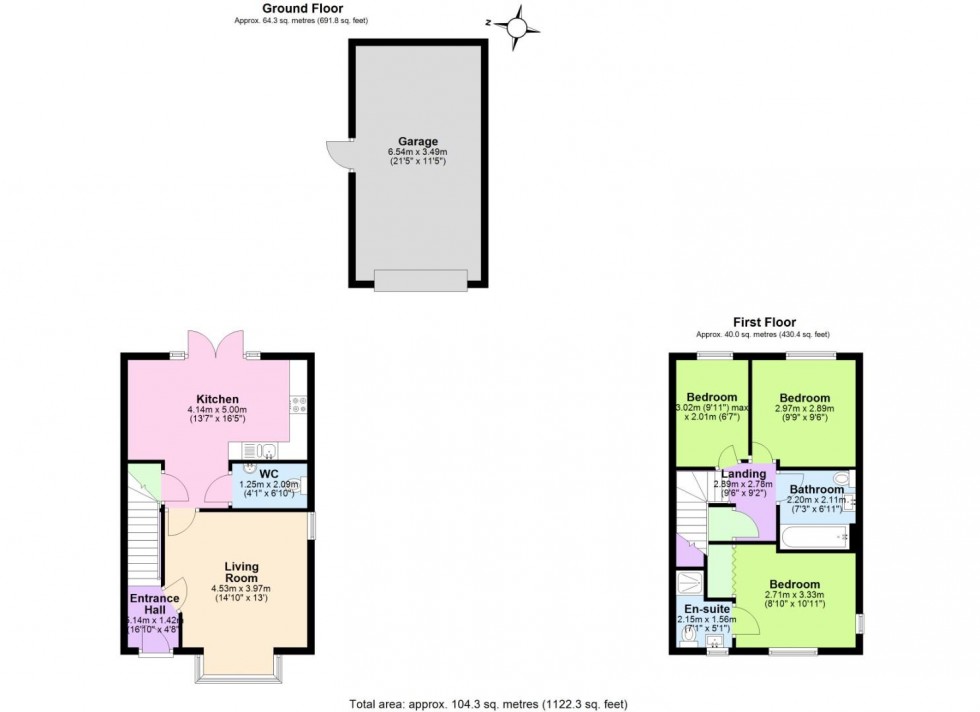 Floorplan for Dairy Lane, Ashby-De-La-Zouch