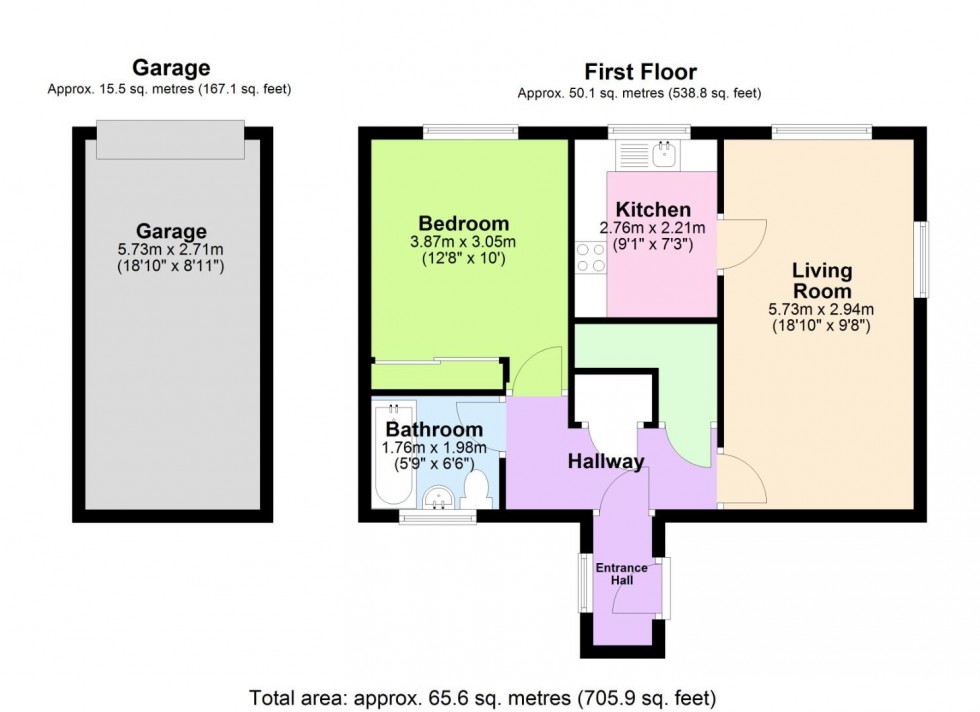 Floorplan for Chelsbury Court, Arnold, Nottingham