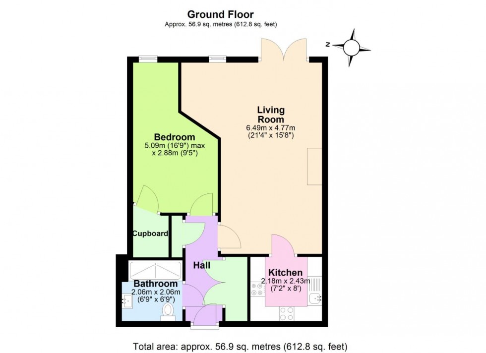 Floorplan for Kilwardby Street, Ashby-De-La-Zouch