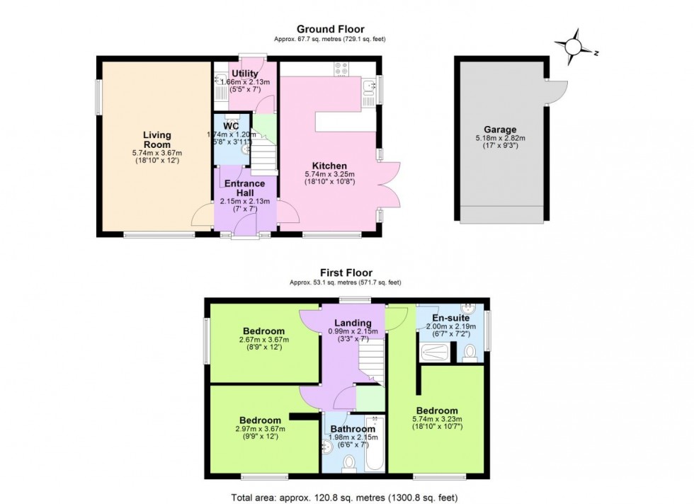 Floorplan for George Gadsby Mews, Hugglescote, Coalville
