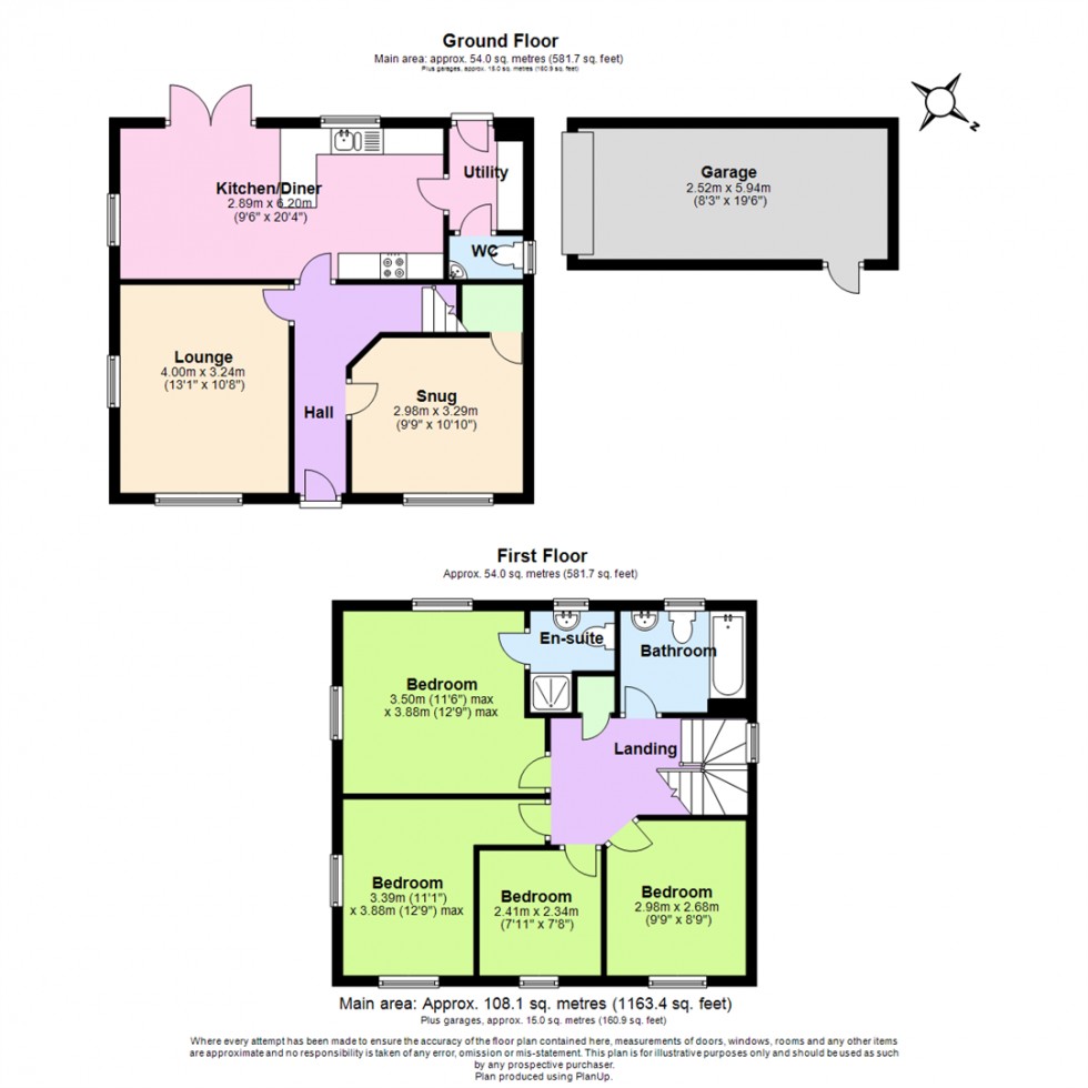Floorplan for Stoneyford Road, Overseal