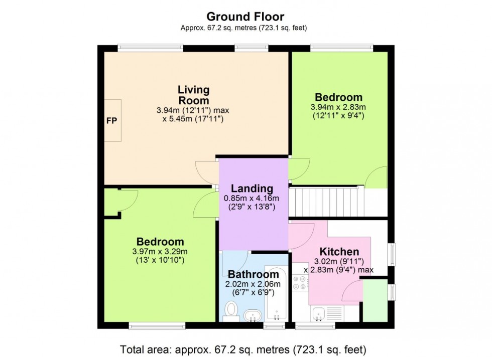 Floorplan for Woodview, Edwalton, Nottingham