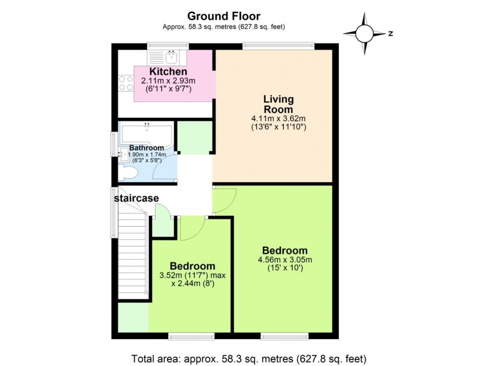 Floorplan for Medbank Court, Nottingham
