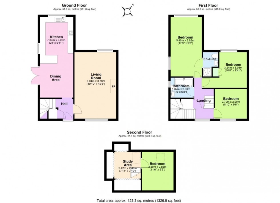 Floorplan for Main Street, Bradmore, Nottingham