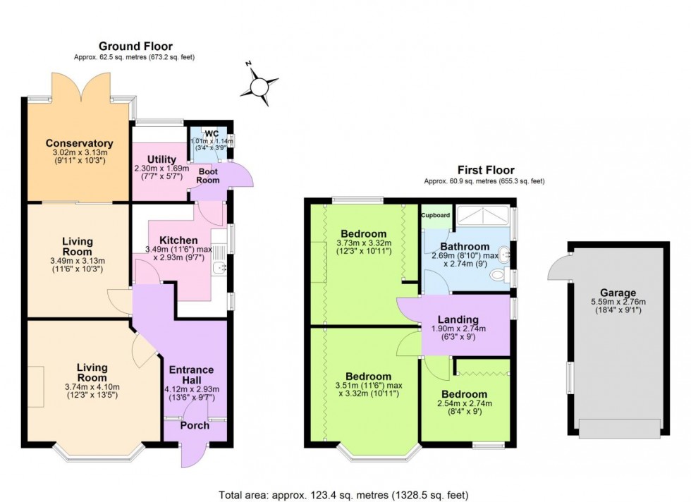 Floorplan for Westminster Avenue, Wolverhampton