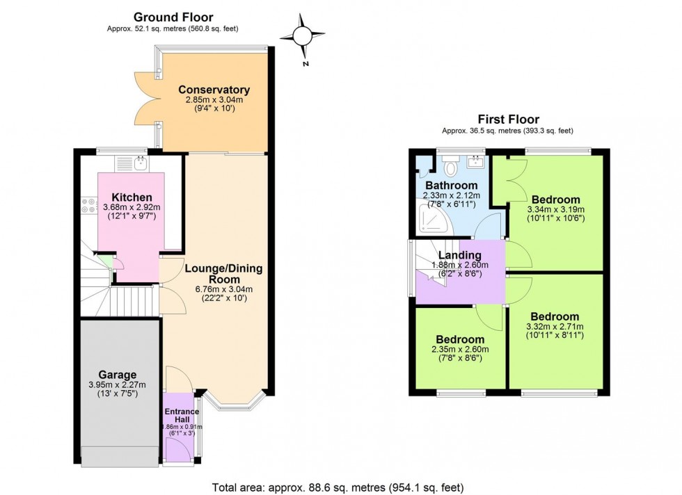 Floorplan for Riverfield Grove, Tamworth