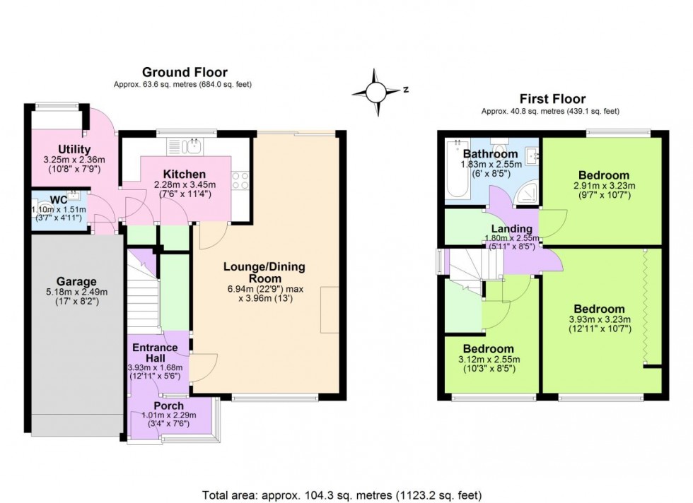 Floorplan for Sandhurst Drive, Wolverhampton