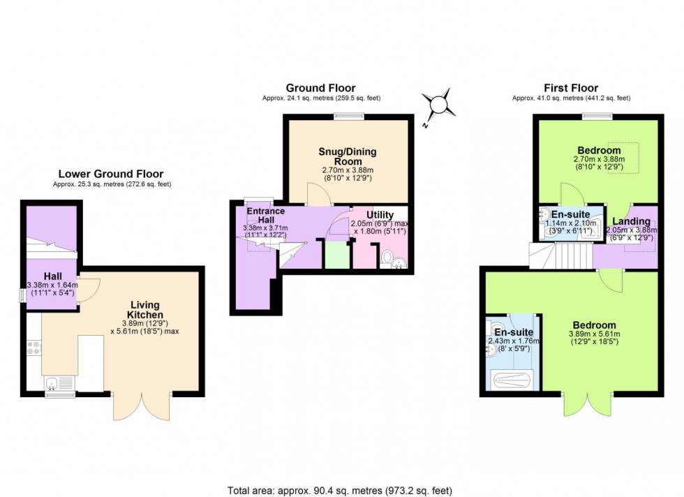Floorplan for The Old Coach House, Tamworth Road, Ashby-De-La-Zouch