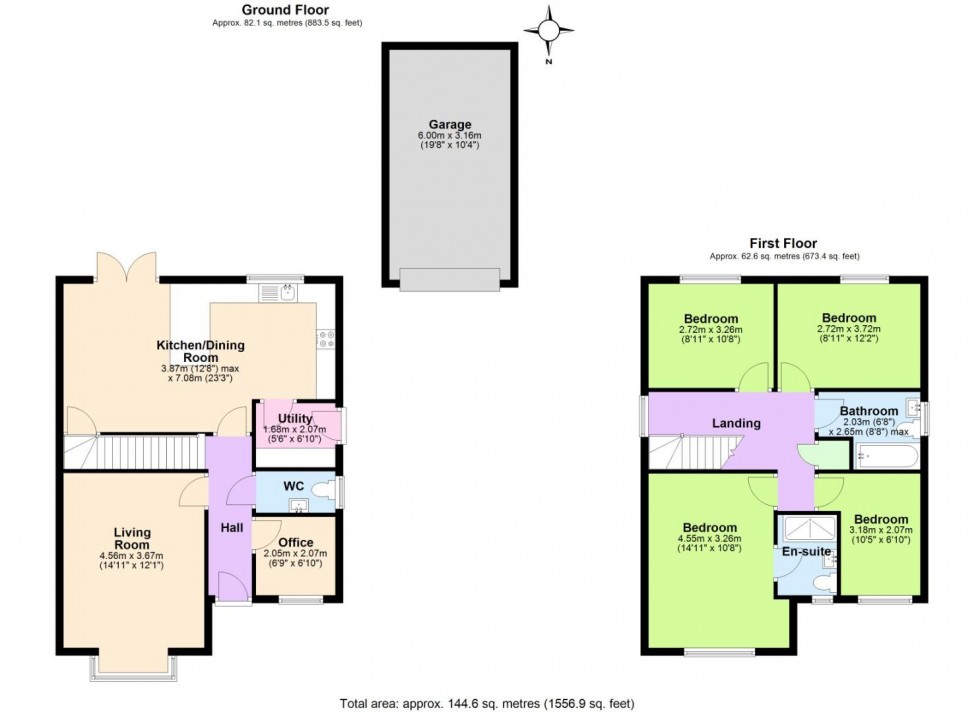 Floorplan for Armstrong Road, Keyworth, Nottingham