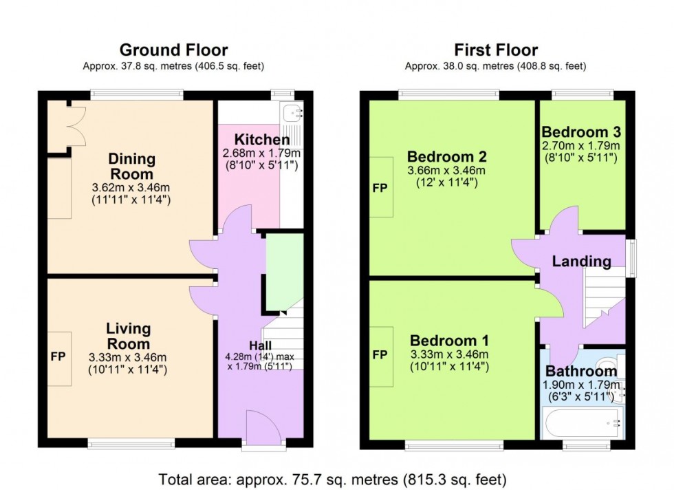 Floorplan for Exchange Road, West Bridgford, Nottingham