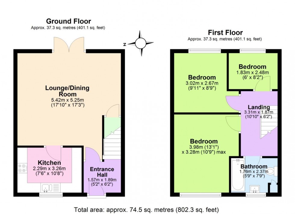 Floorplan for Church Street, Appleby Magna, Swadlincote
