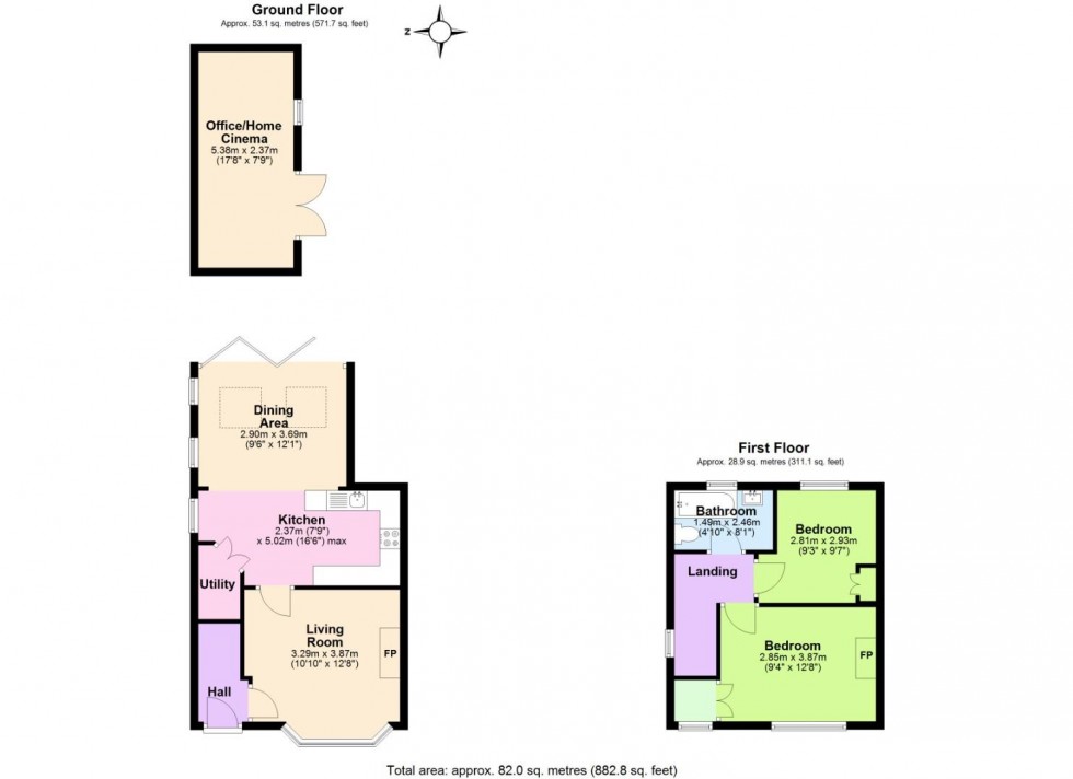 Floorplan for Ruddington Lane, Nottingham
