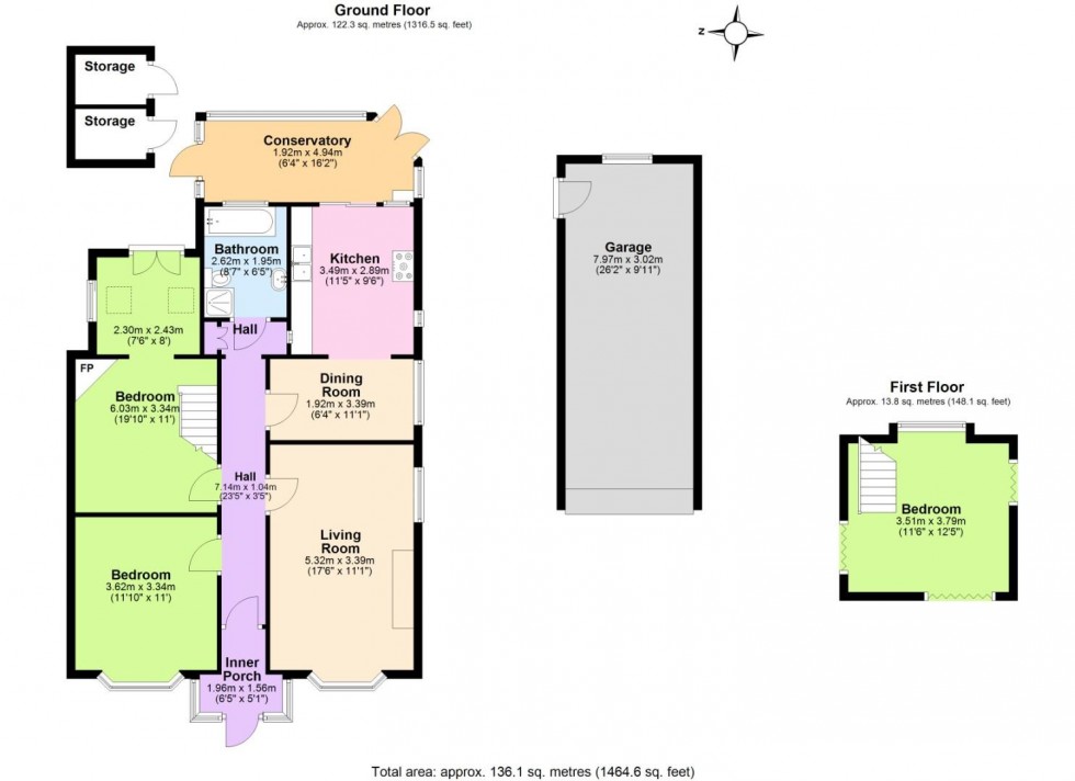 Floorplan for Atherstone Road, Measham