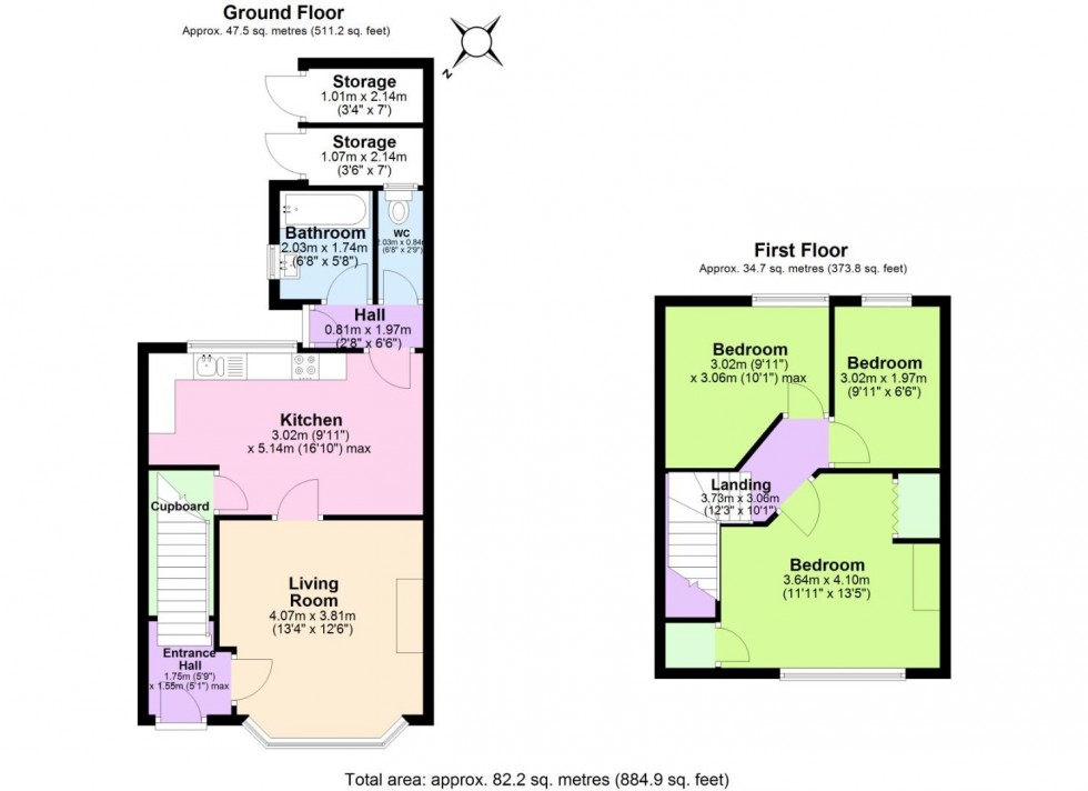 Floorplan for Acresford Road, Donisthorpe