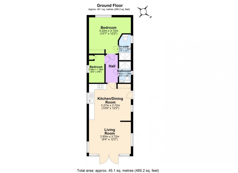 Floorplan for Bosworth Road, Snarestone