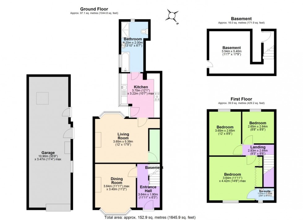 Floorplan for Birches Barn Road, Wolverhampton