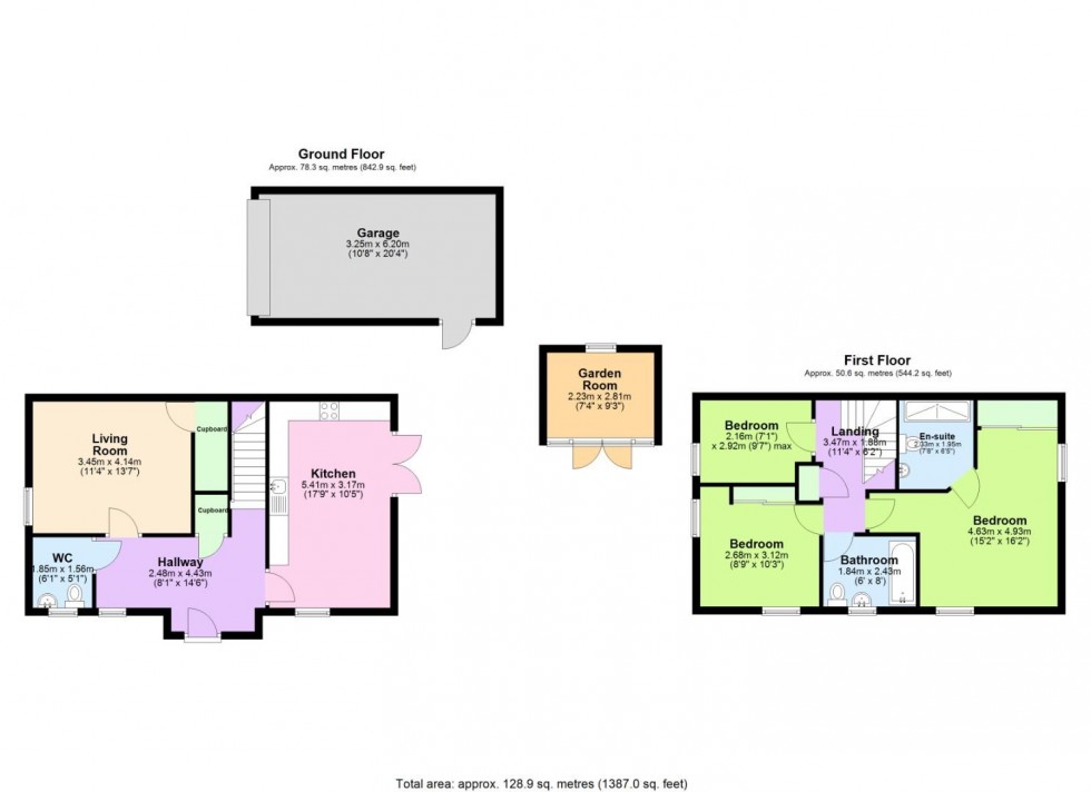 Floorplan for Meadow Crescent, Cotgrave, Nottingham