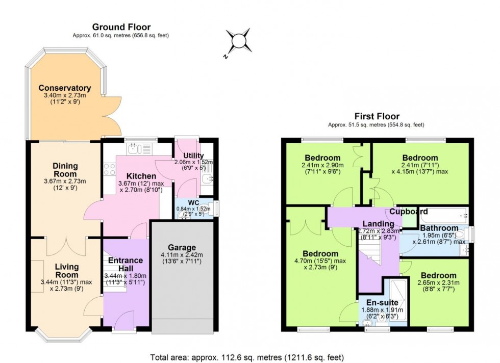 Floorplan for Blackthorn Way, Measham