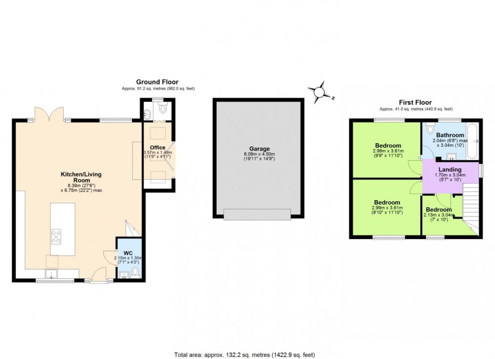 Floorplan for Atherstone Road, Measham, Swadlincote