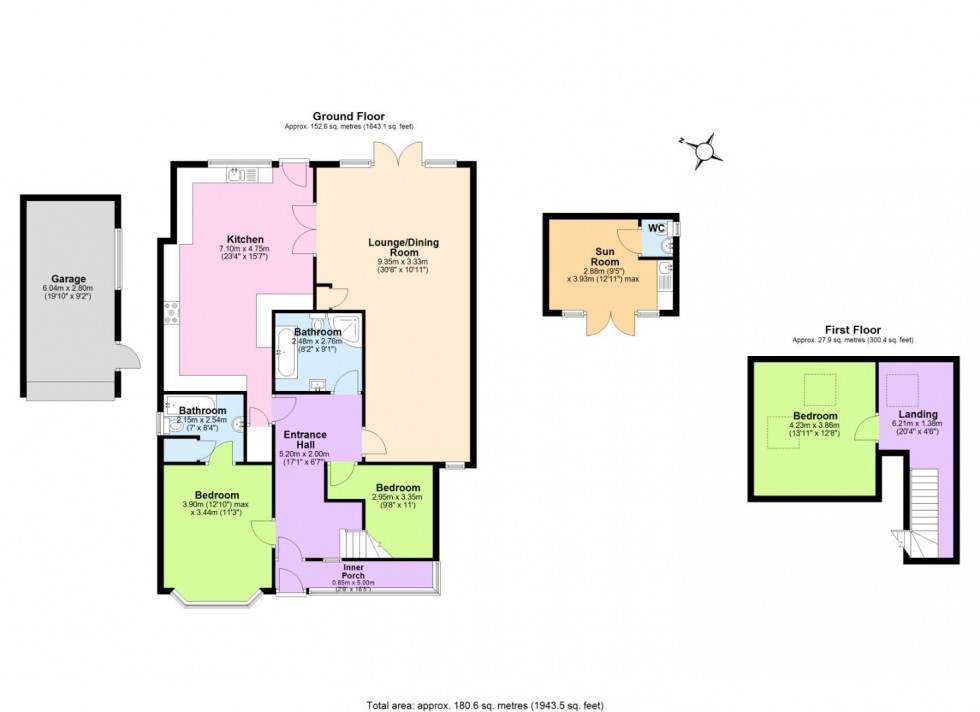 Floorplan for Windsor Avenue, Wolverhampton