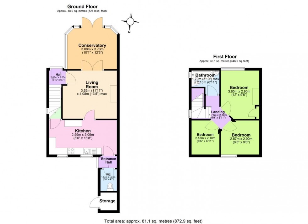 Floorplan for Tower Road, Hartshorne