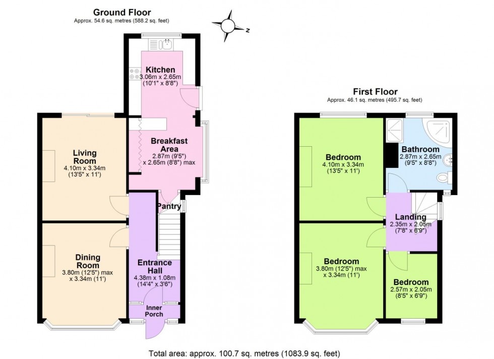 Floorplan for Pennhouse Avenue, Wolverhampton