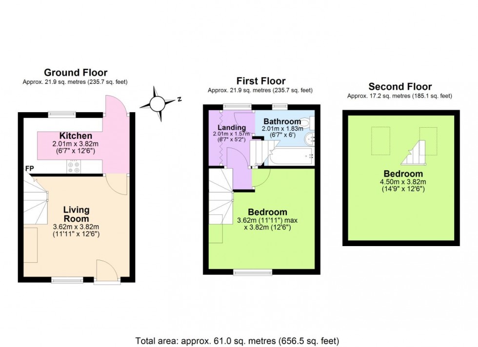 Floorplan for Coton Road, Wolverhampton
