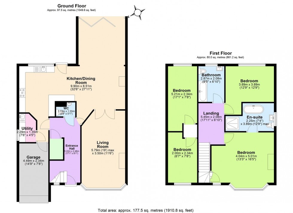 Floorplan for Park Lane, Bonehill, Tamworth