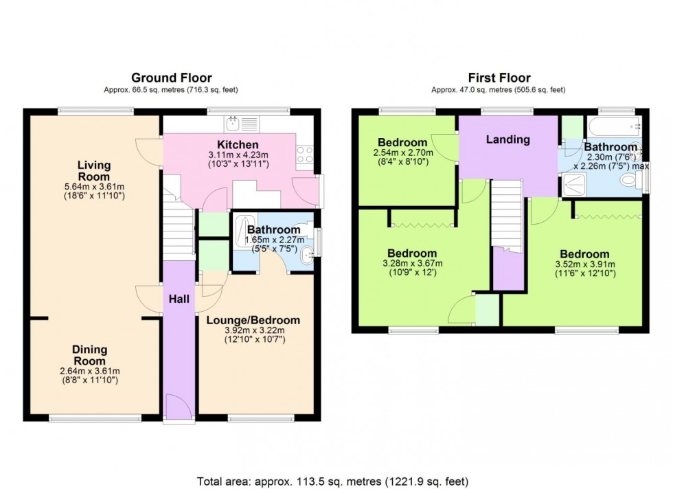 Floorplan for Normanton Lane, Keyworth, Nottingham