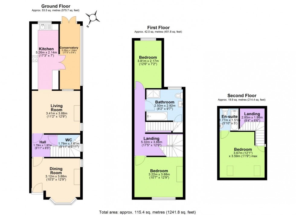 Floorplan for Moira Road, Overseal