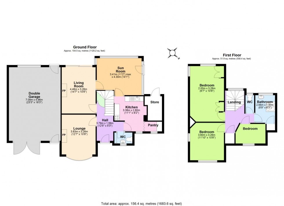 Floorplan for Stanton Lane, Stanton-On-The-Wolds, Keyworth, Nottingham