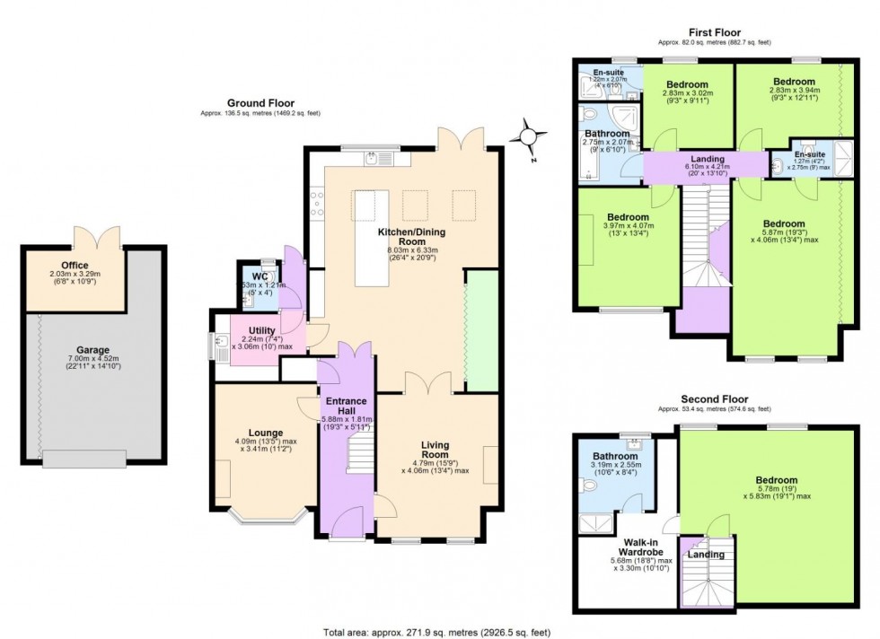 Floorplan for Gresley Wood Road, Church Gresley, Swadlincote