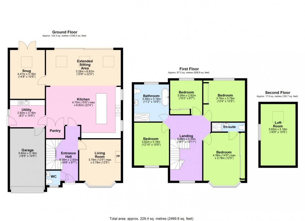 Floorplan for Davies Road, West Bridgford, Nottingham