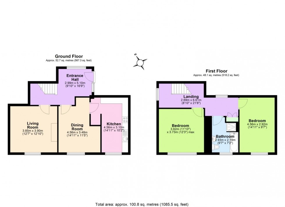 Floorplan for The Cottage, The Mews, Melbourne
