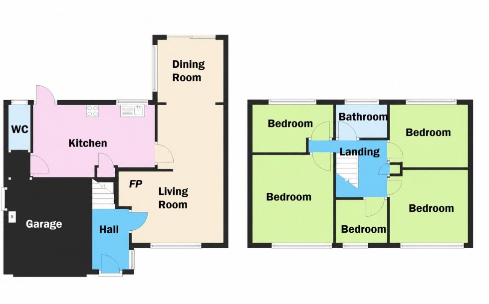 Floorplan for The Fold, Wolverhampton