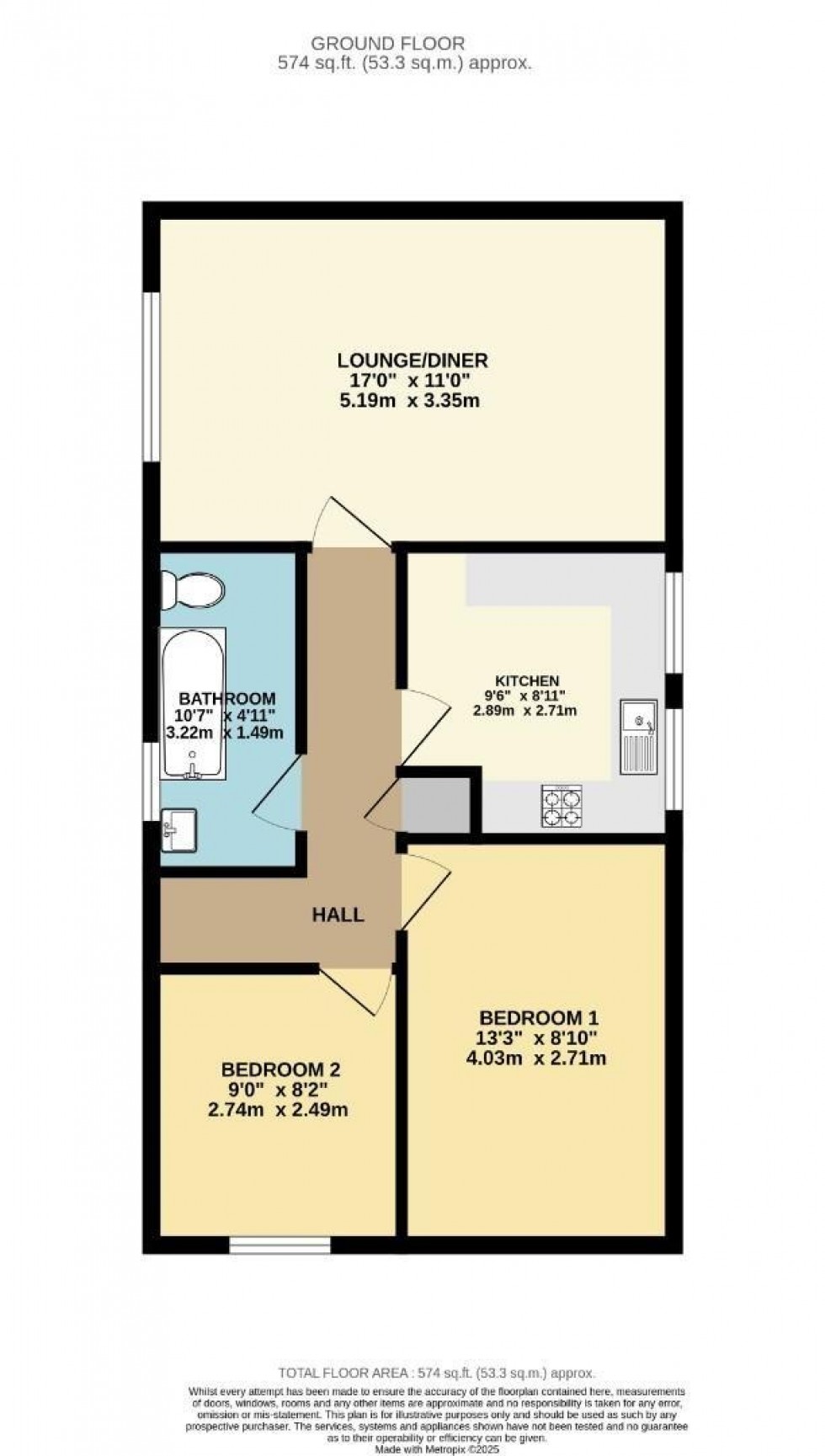 Floorplan for Springfields, Loughborough Road, West Bridgford, Nottingham