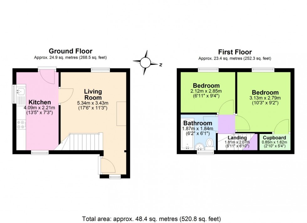 Floorplan for The Dovecote, Breedon-On-The-Hill, Derby