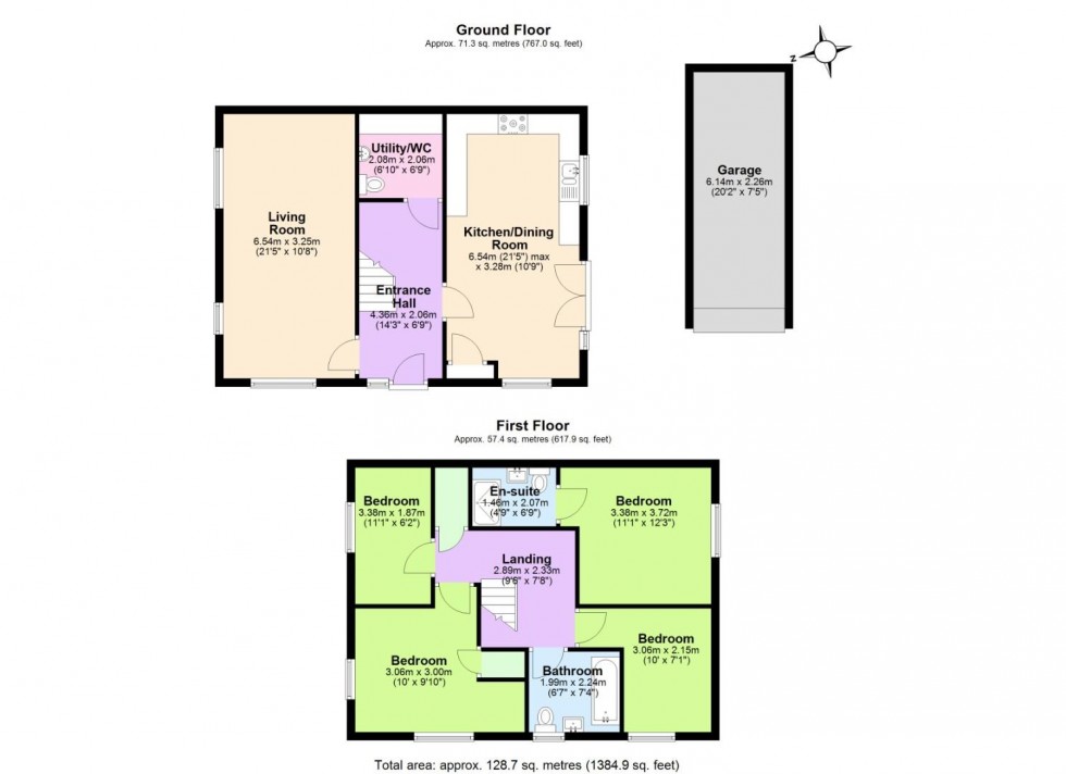Floorplan for Poppy Lane, Church Gresley, Swadlincote